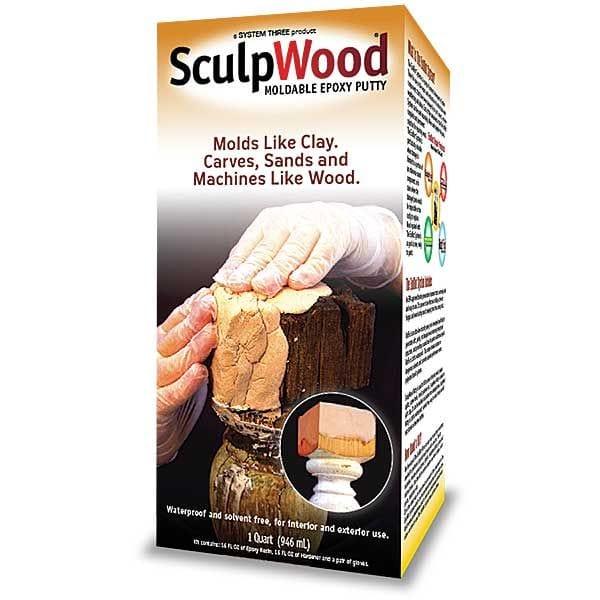 SculpWood Epoxy Putty Kit - Size:1 Quart